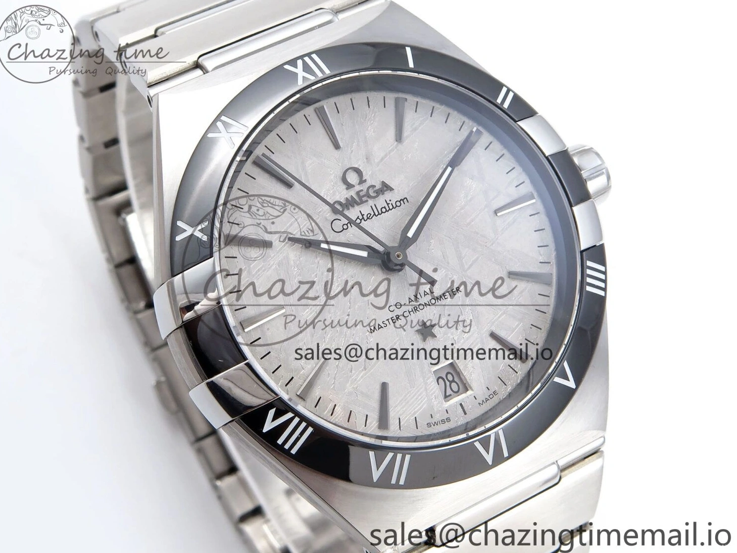 0116 Constellation 41mm SS ASWF 1:1 Best Edition Gray Dial on SS Bracelet A Breathable 7696